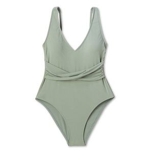 Green One Piece Swimsuit